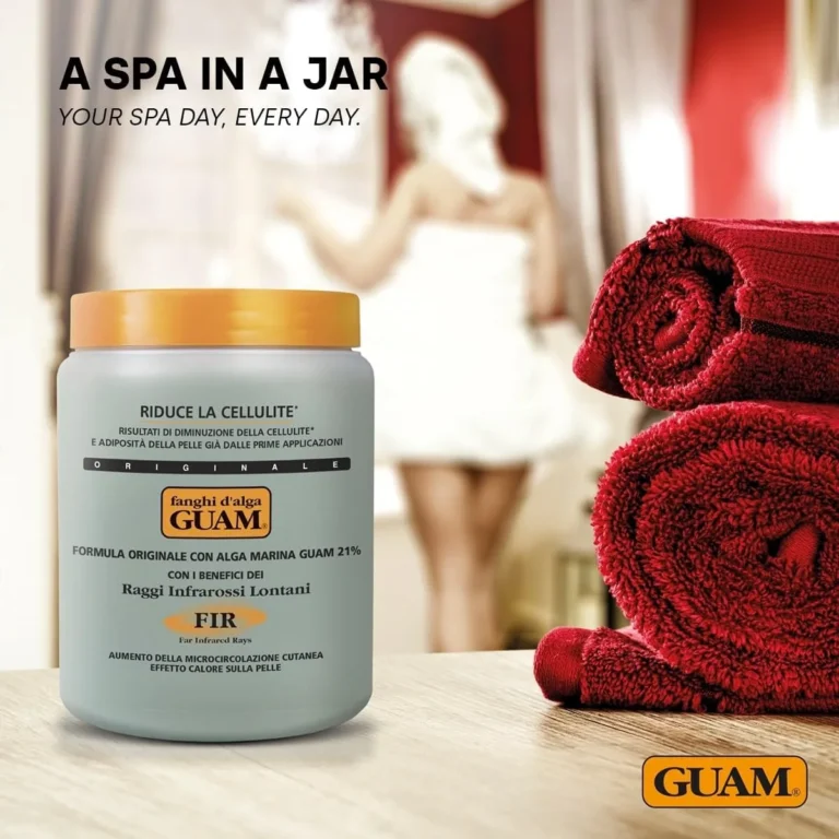 Gallery image: a spa in a jar, GUAM FIR mud in a bathroom
