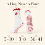 Pilates grip socks, chilli design, listing image 7 of 10