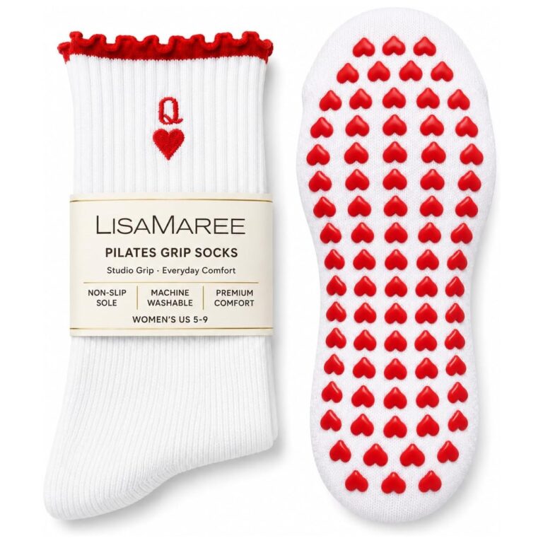 LISAMAREE Queen of Hearts grip socks, Amazon image 1