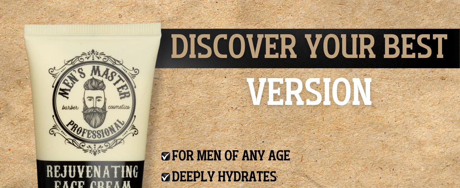 Men's Master Rejuvenating Face Cream: A+ module 1 on Amazon.co.uk