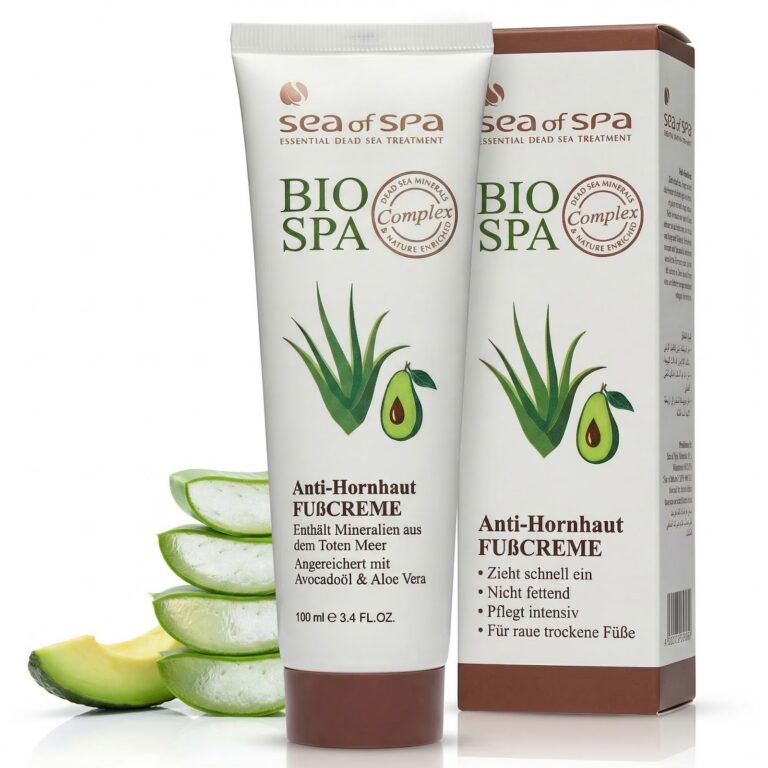 Aloe and avocado foot cream — main image